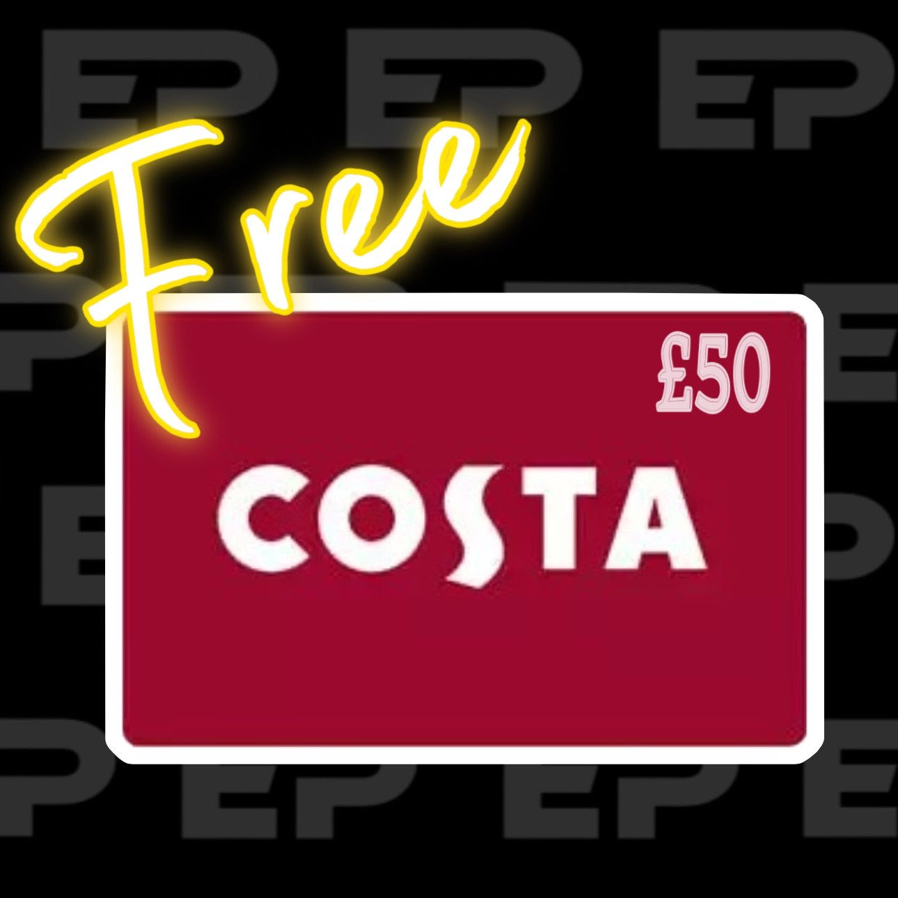 Image of FREE ENTRY - WIN £50 COSTA COFFEE VOUCHER