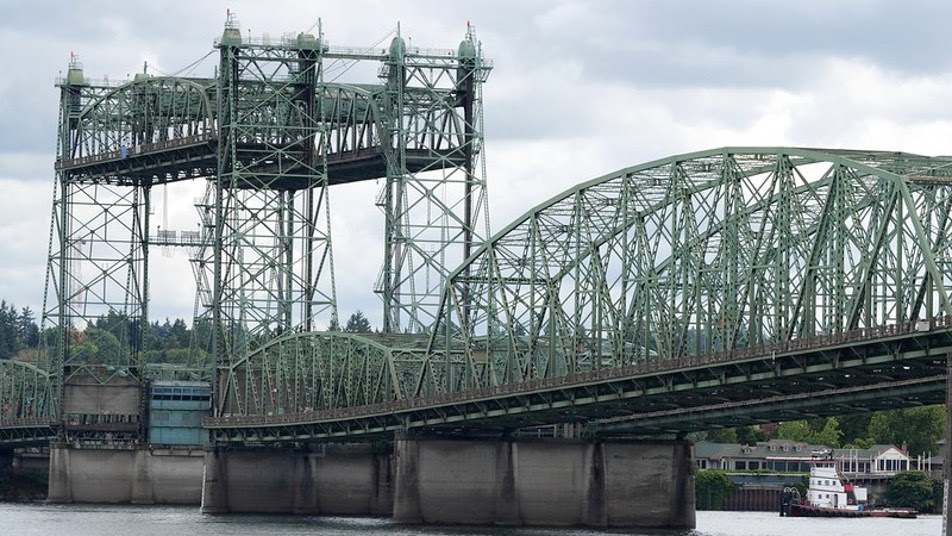 Picture shows the Interstate Bridge
