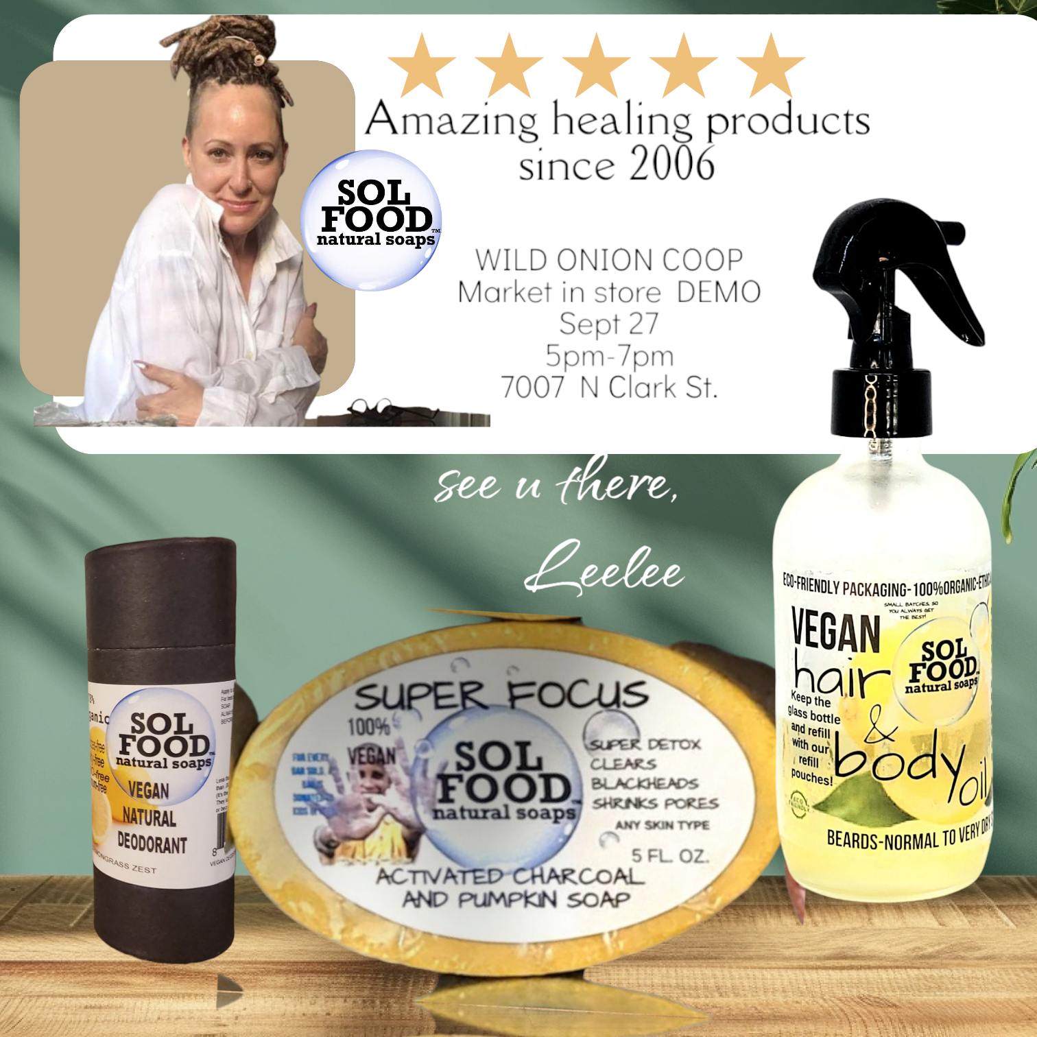 Sol Food Soaps Demo Ad