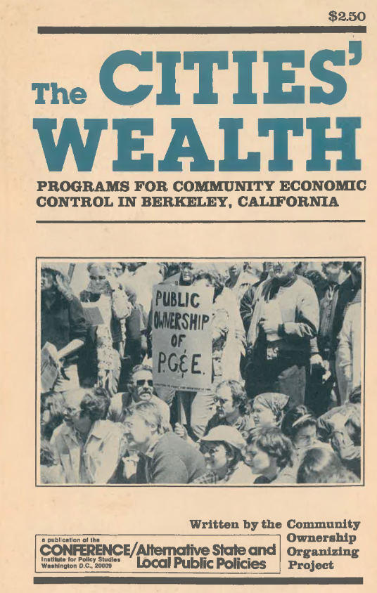 Book cover for the Cities' of Wealth.