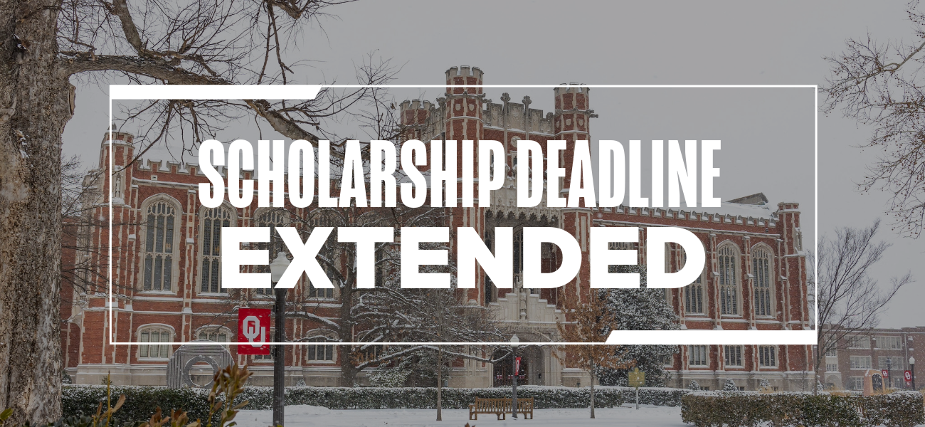 Scholarship Deadline Extended