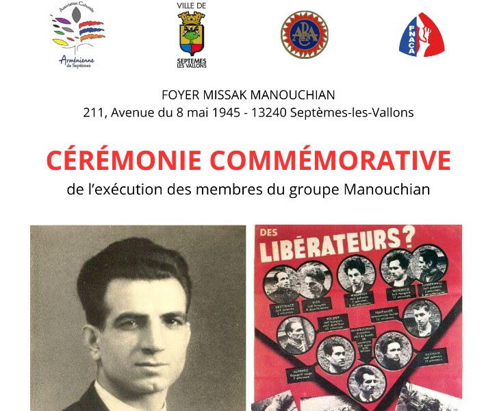 Cérémonie de commémoration de l'exécution des membres du groupe Manouchian