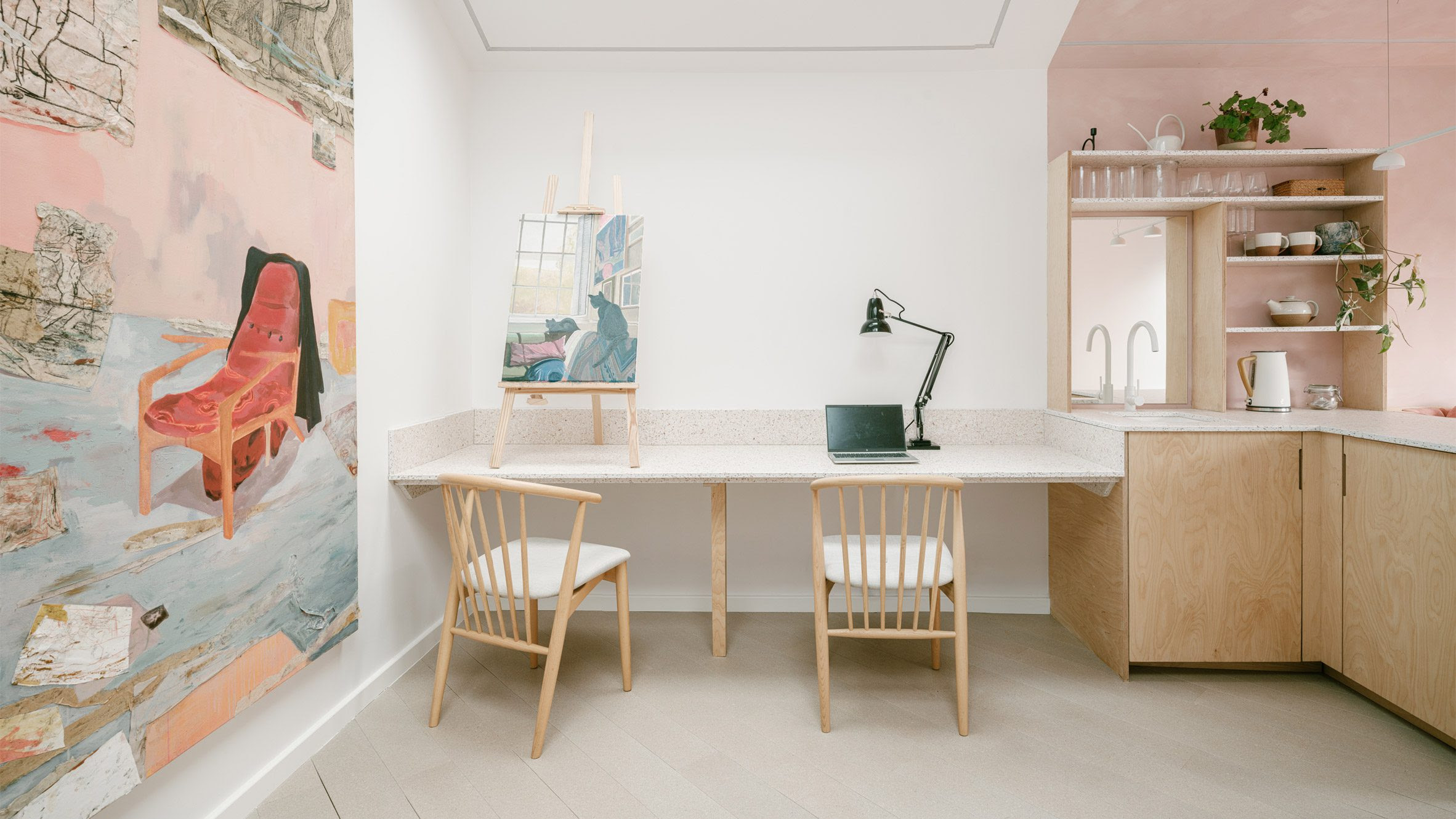 La casa Kim-oflage, desarrollada por Delve Architects, tiene el origen en la combinación de los nombres de los clientes, llamados Kit e Imogen, y camuflaje.