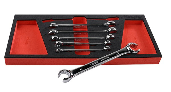 6-Piece Metric 6-point & 12-point flare nut wrench set