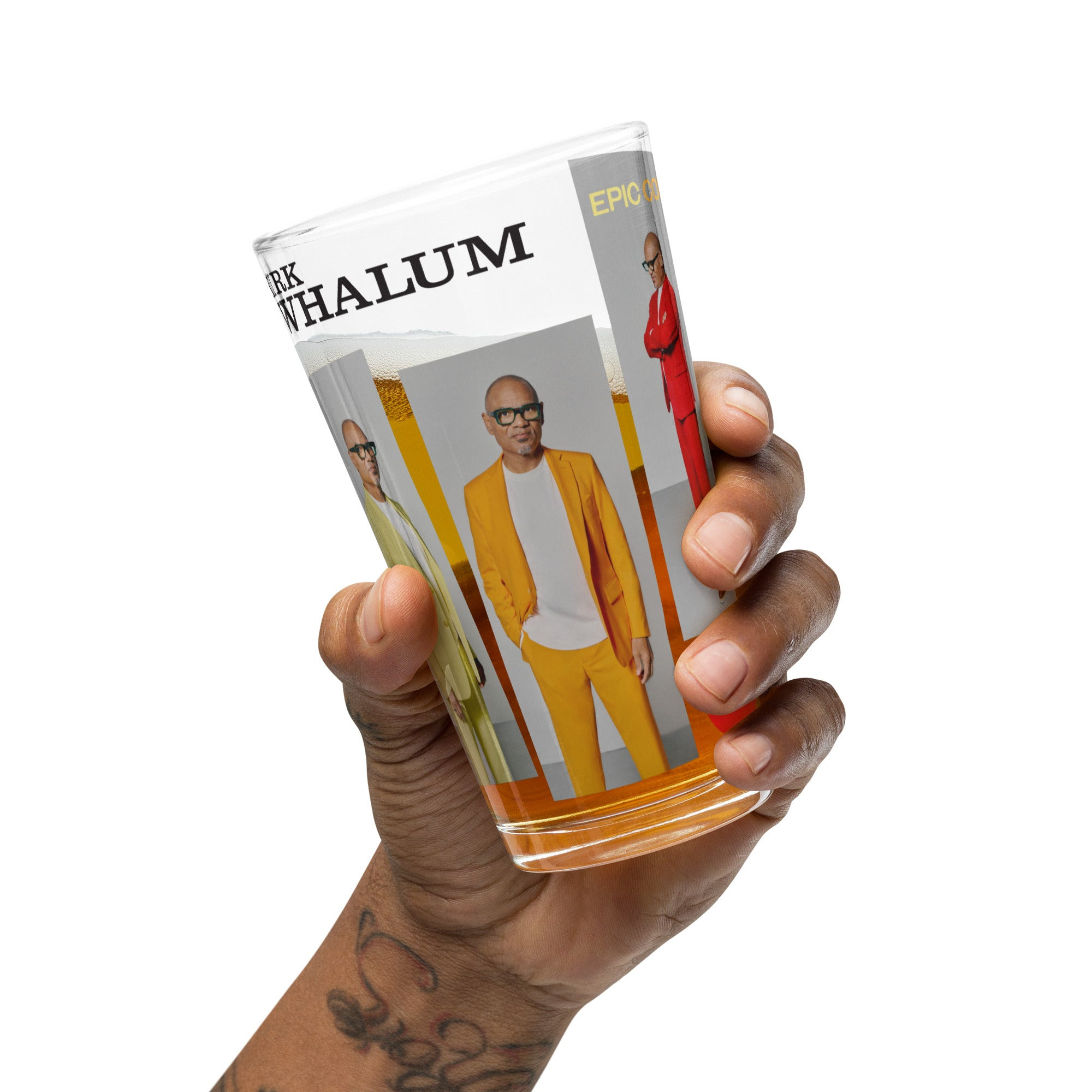 Image of Kirk Whalum - EPIC COOL COVER – PINT GLASS