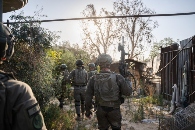 IDF soldiers operating in the Gaza Strip, June 9, 2024 (credit: IDF SPOKESPERSON'S UNIT)