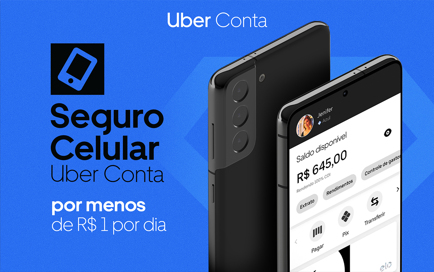 Ilustração 1 ano Uber Conta