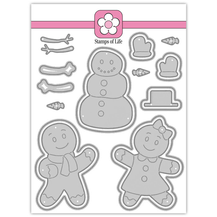 Image of Gingerbread Snow Fun Dies