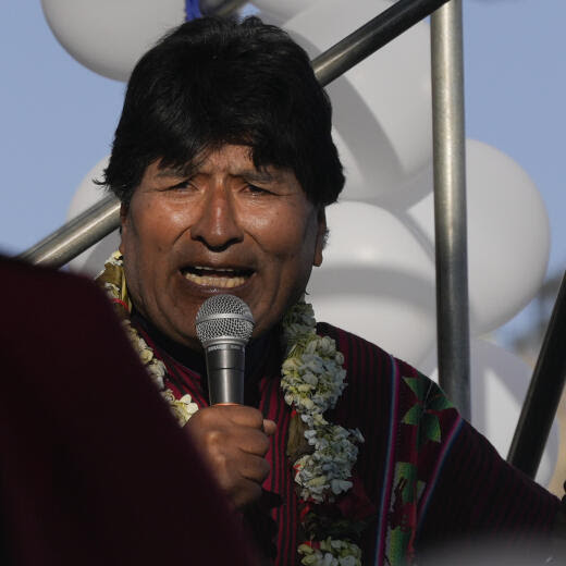 Evo Morales à La Paz le 23 septembre 2024.