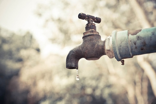 outdoor water faucet - 123RF
