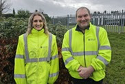 Two members of the Council's Your Streets team