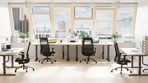 spacious office, open work space