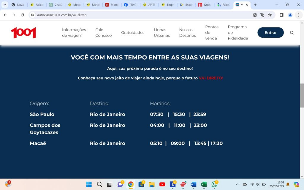 Operação Vai Direto sem autorização