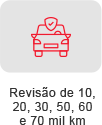 Revisão de 10, 20, 30, 50, 60 e 70 mil km