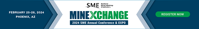 SME MINEXCHANGE | Feb. 25 - 28, 2024 | Phoenix, AZ