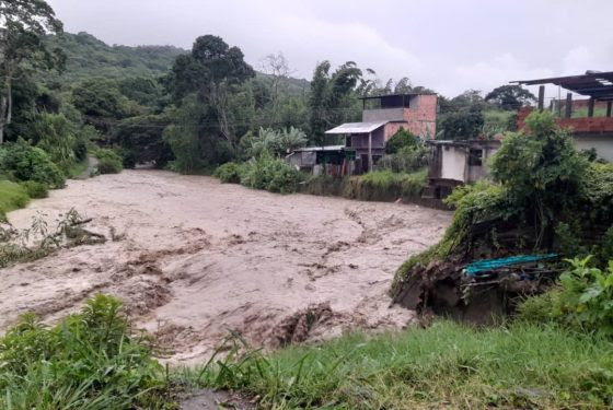 Lluvia colapsó puente sobre río Michay y dejó incomunicados a Barinas y Táchira