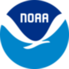 dark and light blue NOAA logo