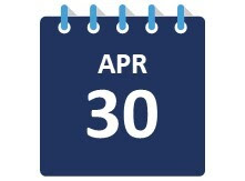 April 30 Calendar Page