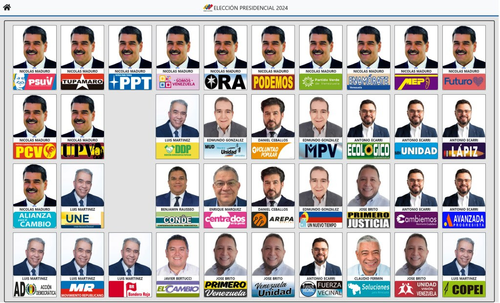 tarjetón electoral-fotos-10 candidatos presidenciales