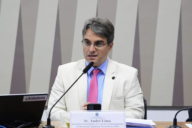 André Lima, secretário extraordinário de Controle do Desmatamento e Ordenamento Ambiental Territorial do Ministério de Meio Ambiente e Mudança do Clima