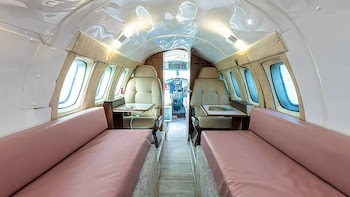 El jet privado por dentro