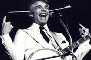 Steve Martin on stage