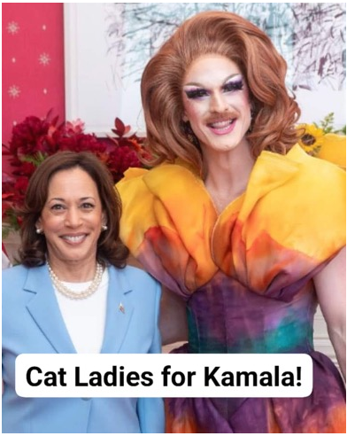 Kamala with Hairy supposed woman.