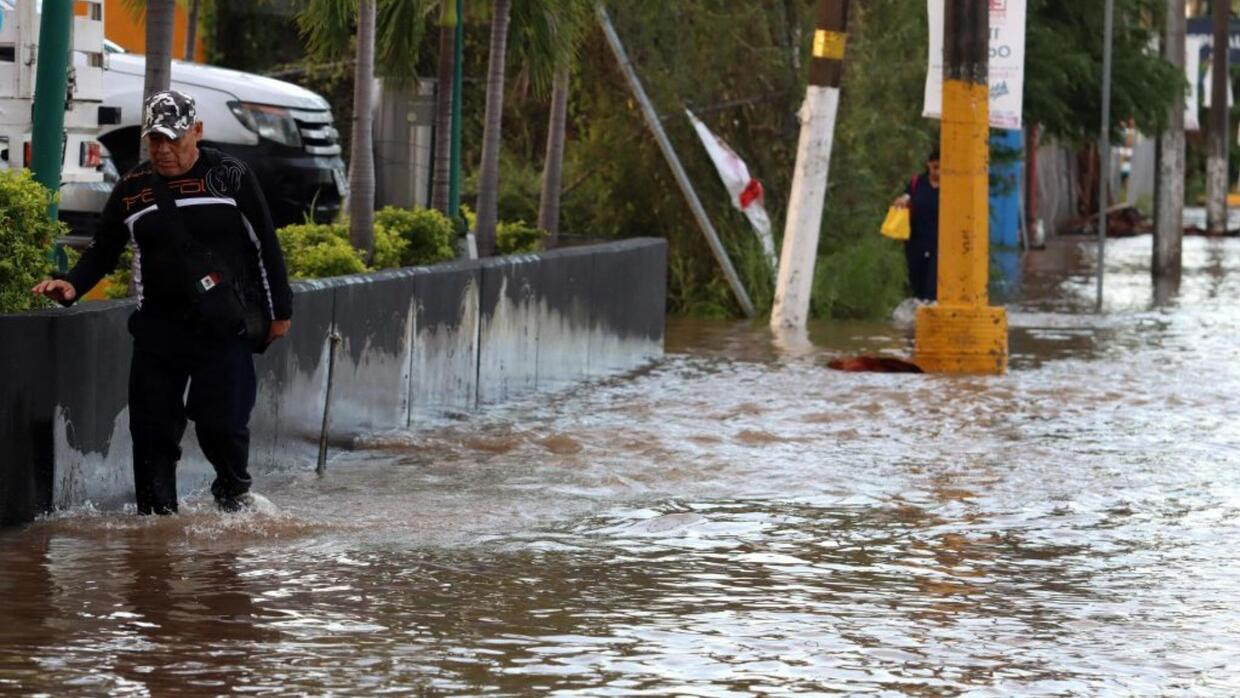 Ascienden a cuatro los muertos en México por las fuertes lluvias asociadas a la tormenta Alberto