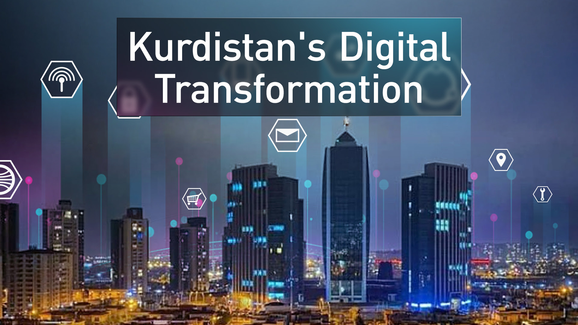 Erbil City in Kurdistan Region. (Graphic: Designed by Kurdistan24)