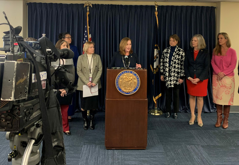 Rep. Kim Moser, a Kentucky Republican and former neonatal nurse, is sponsoring bills that could offer new mothers therapy and widen a home-nurse program. (Courtesy of Kentucky House Republicans) 