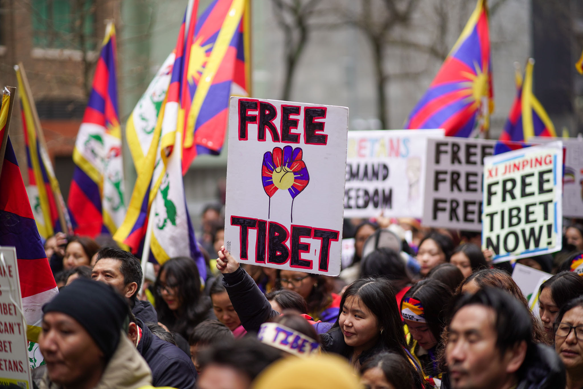 2024年3月10日の無料チベットポスター
