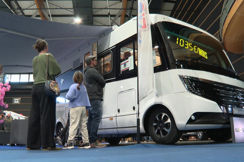 “On cherche quelque chose de simple et pratique” : le salon du camping-car attire de nouveaux profils