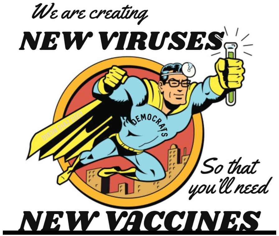 Meme mocking vaccines.