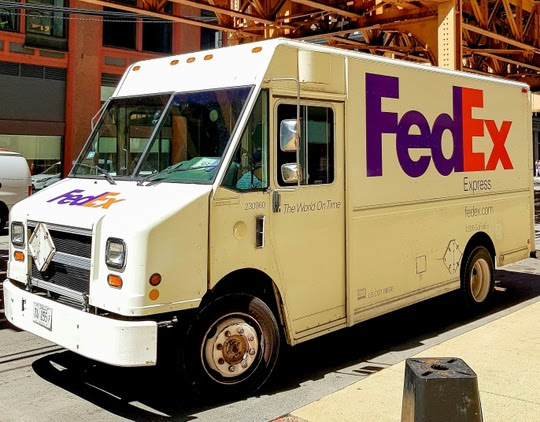 FedEx van - unsplash.com 