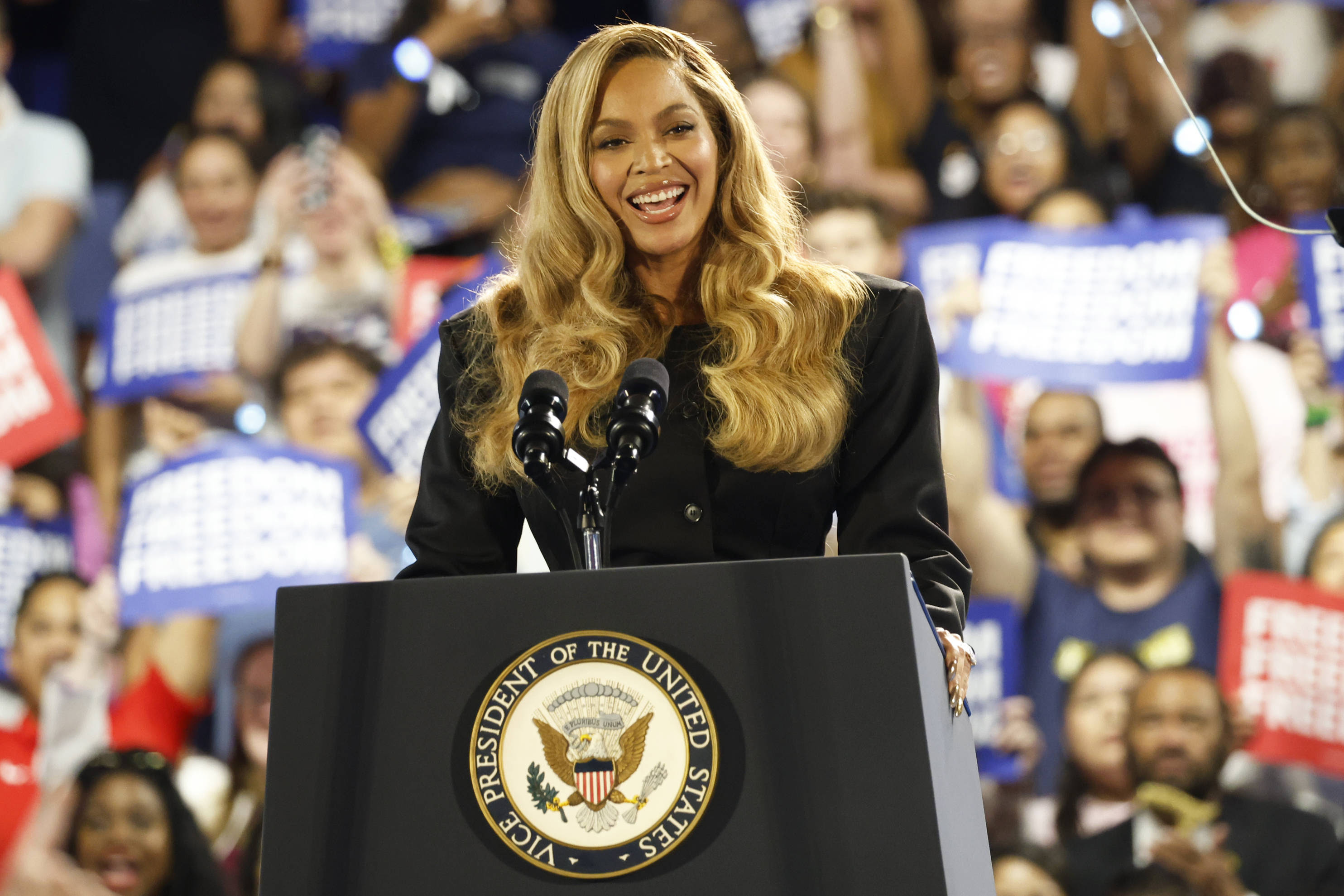 Beyonce au meeting de Kamala Harris au Texas pour défendre le droit à l'avortement