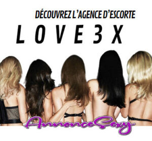 Annonce sexy vous présente Love3x.ca, une agence d’escorte incontournable offrant un service d’accompagnement haut de gamme pour des expériences inoubliables.