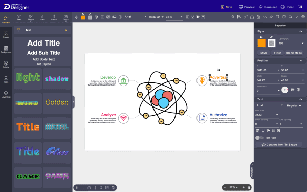 Drawtify Designer Graphic Editor