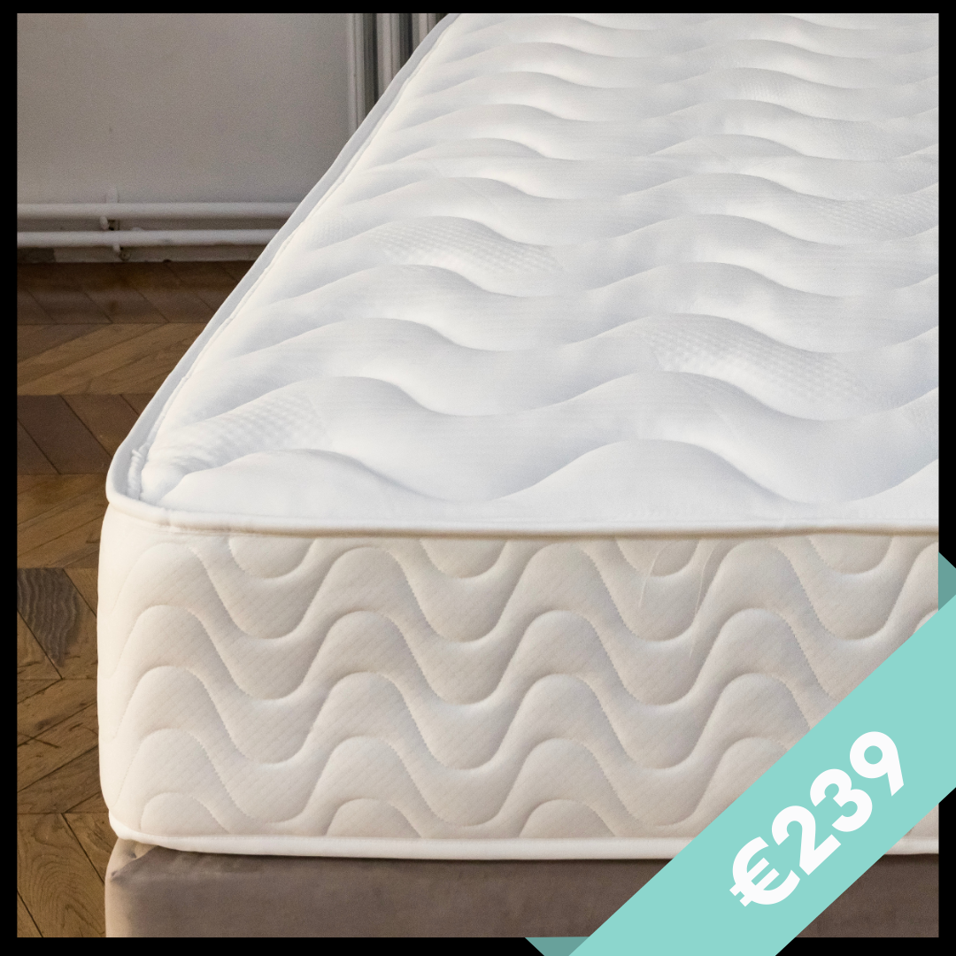 DFI Aurora Mattress Square image mattress detail and €239 price tag