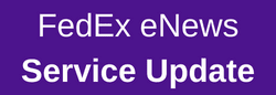 FedEx eNews Service Update