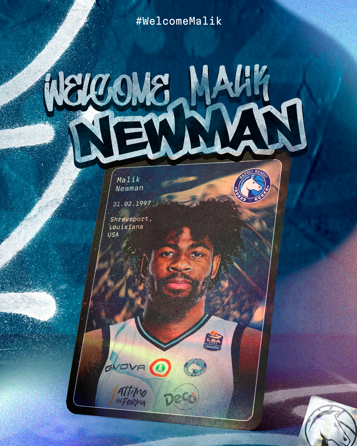 Napoli Basket, ufficiale l'ingaggio di Malik Newman