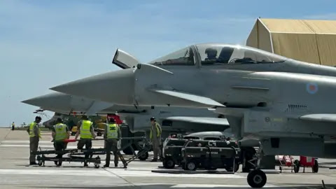 BBC Eurofighter Typhoons v Rumunsku