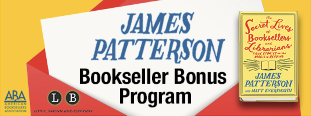 James Patterson Bookseller Bonus Program