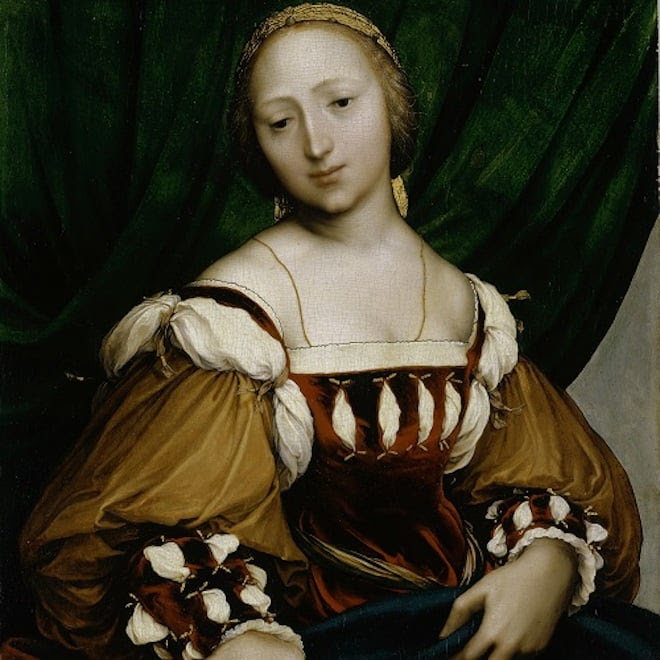Painting by Hans Holbein from the Kunstmuseum, Basel