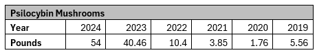 Psilocybin Mushrooms 2024