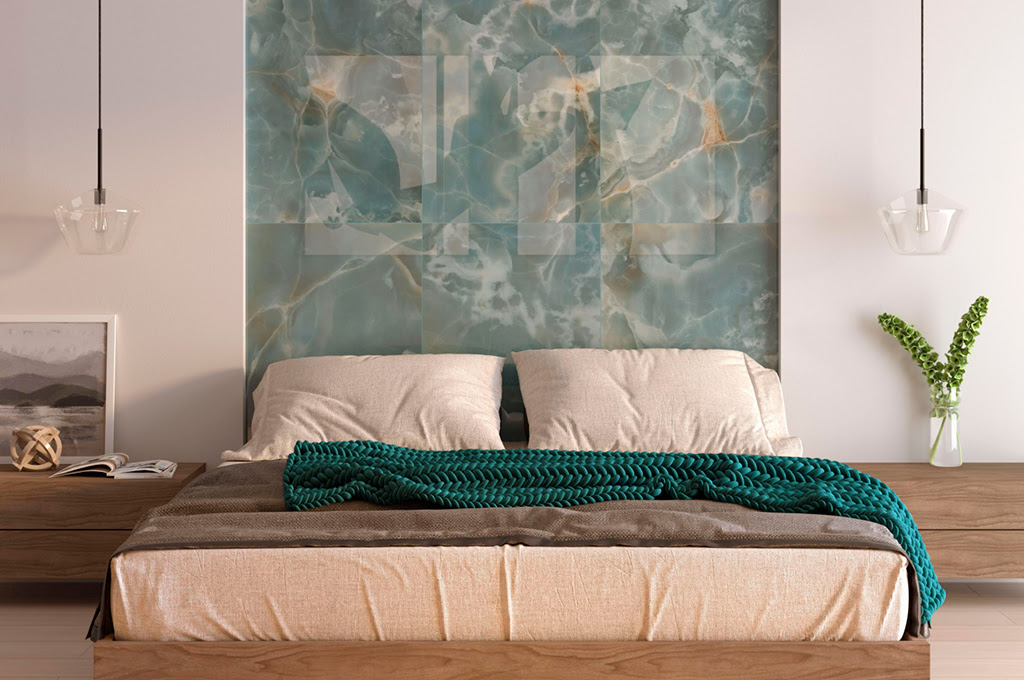 Onix Azul Pol 60x120cm | Botânica Fendi MA 19,7x120cm