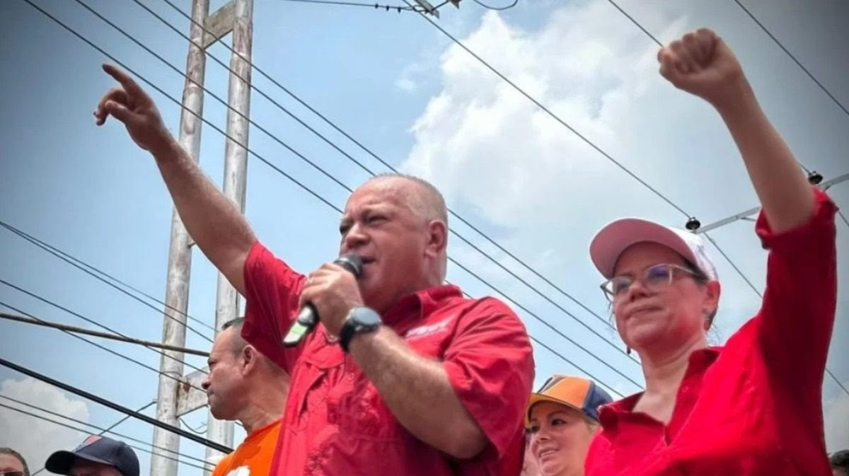 Diosdado Cabello pidió ＂revolcar＂ a la oposición en las elecciones del 28Jul: aspira a conseguir el 80% de los votos