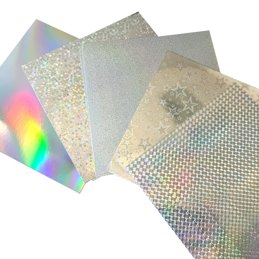 Image of 6x6 Holographic Paper Pack Three -12 Sheets