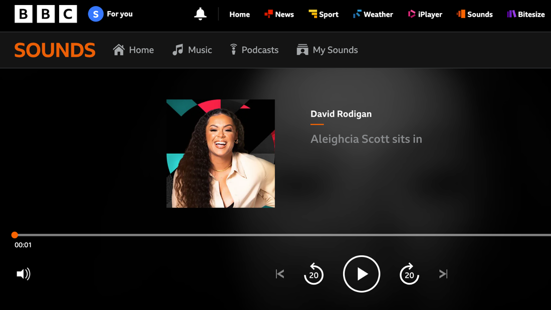 Aleighcia Scott David Rodigan BBC Cover