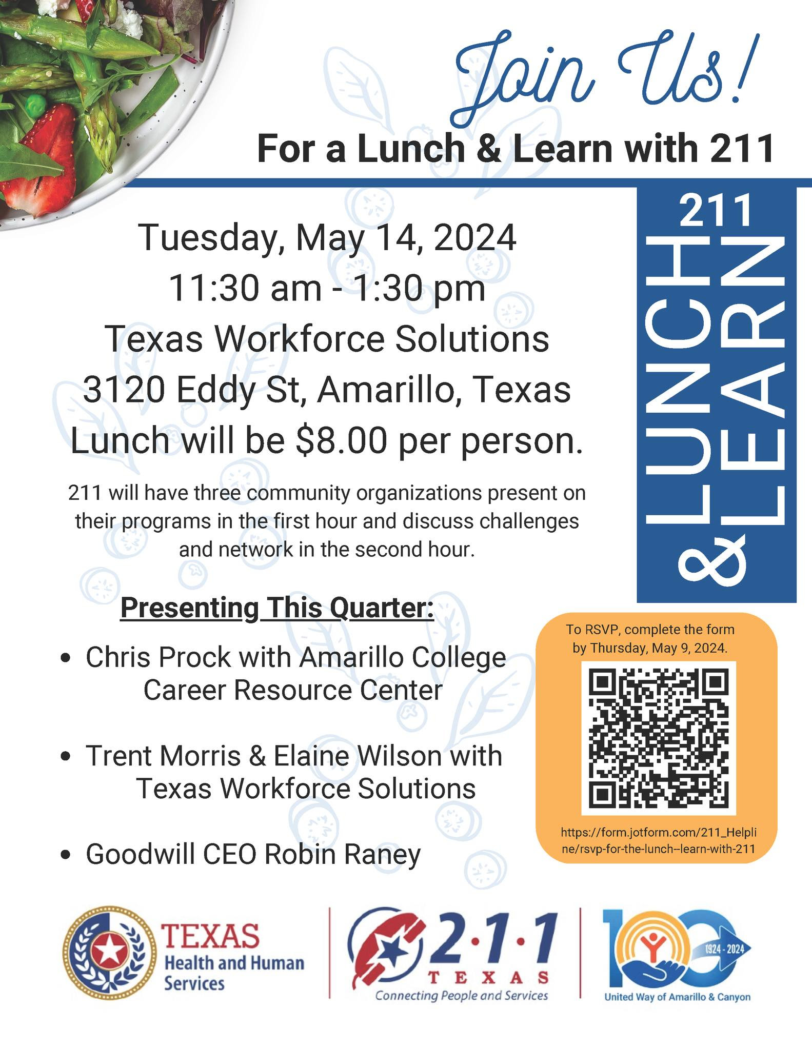 Join us for a Lunch & Learn with 211! @ Join us for a Lunch & Learn with 211! | Amarillo | Texas | United States