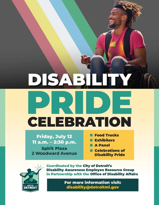 Disability Pride 2024 event graphic